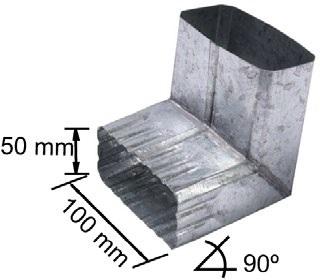 CODO GALVANIZADO FRENTE 90 - C30 - 2