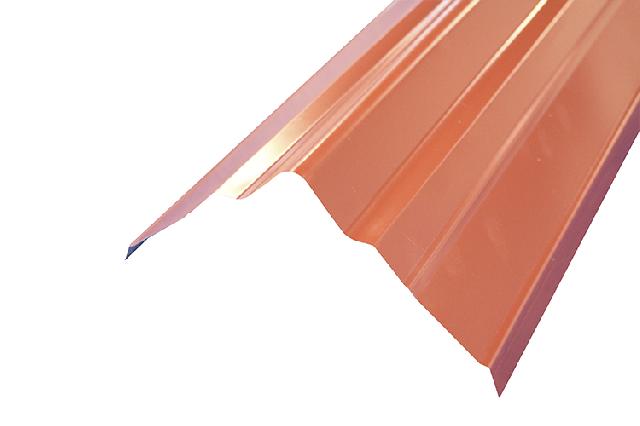 CUMBRERA TEJADO METALICO NEGRO X 2.44 MTS